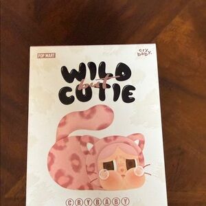 Pop Mart Crybaby Wild But Cutie Stuffed Animal - Pink